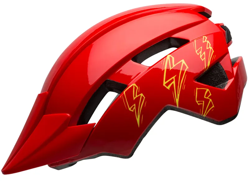 Bell Sidetrack II Youth Helmet Red-3